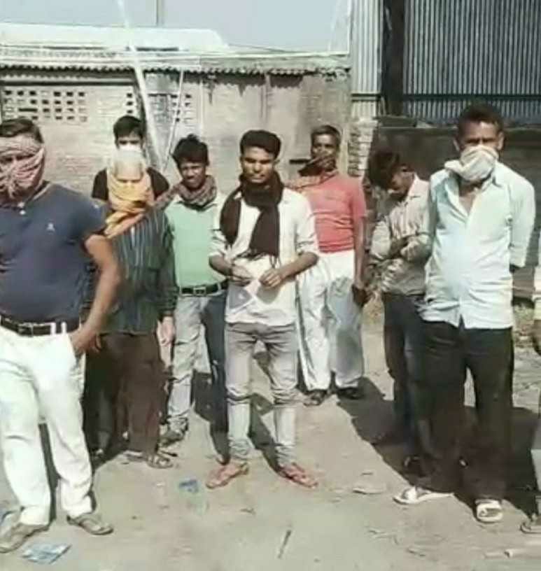 Plywood factory owners are not giving salary to migrant laborers for February and March, expressed anger